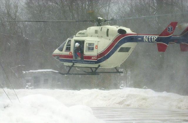 Stat Flight transporting patient after a serious motor vehicle accident Pictures Copyright © Frank Becerra Jr.